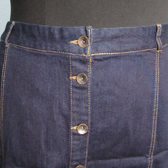 NWT Cato Denim A-Line Skirt - Picture 7 of 8